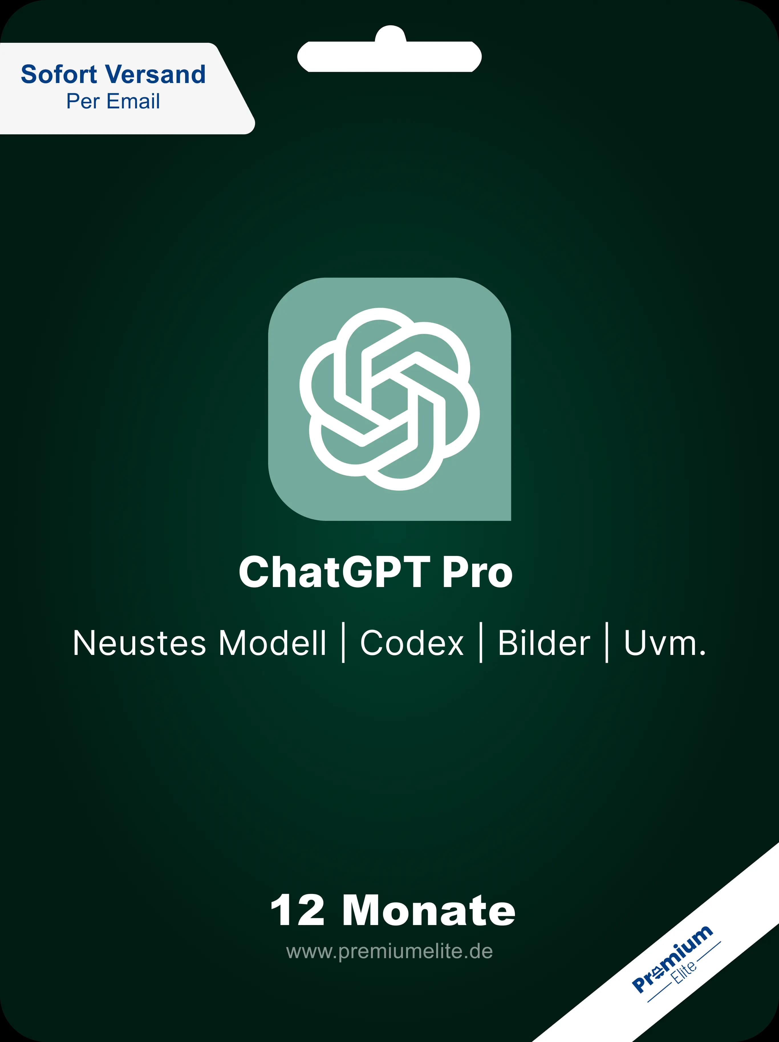 ChatGPT Pro | 12 Monate | Alle Premium KI Modelle | Sofort Versand per Email